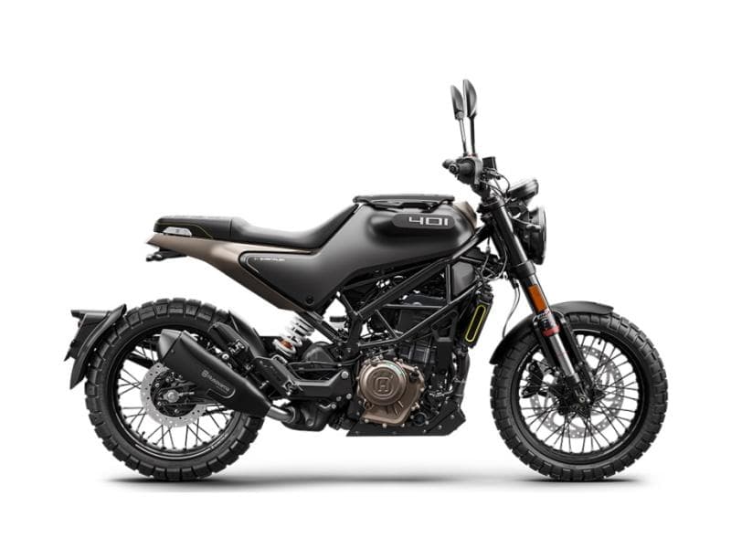 Manufacturer stock photo of a 2022 Husqvarna Svartpilen 401, not the unit for sale