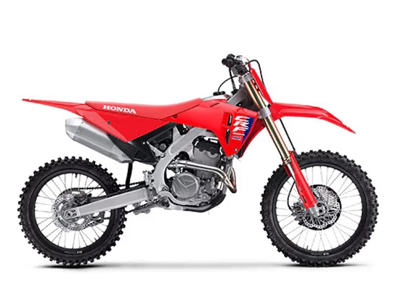 Manufacturer stock photo of a 2025 Honda CRF250R, not the unit for sale