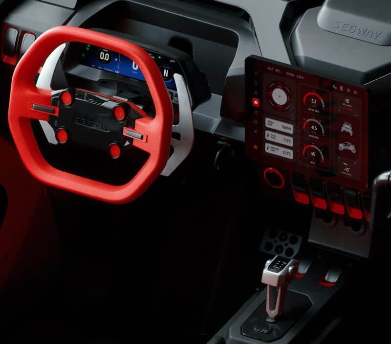Segway Super Villain SX20T steering wheel and switch panel