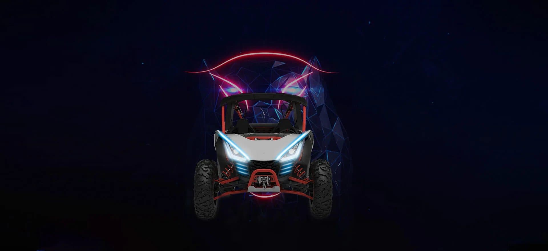 Segway Villain SX10 headlights in the dark