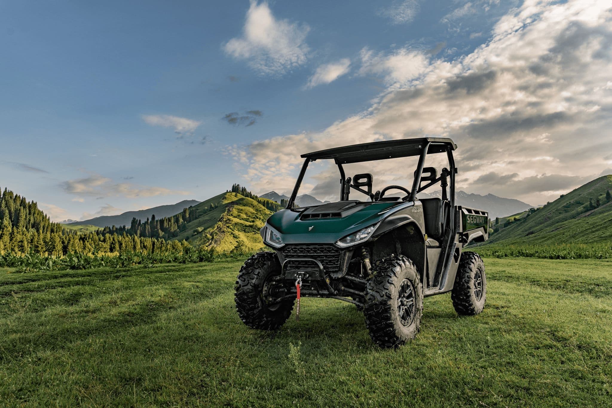 Segway Fugleman UT6 on a grassy hillside